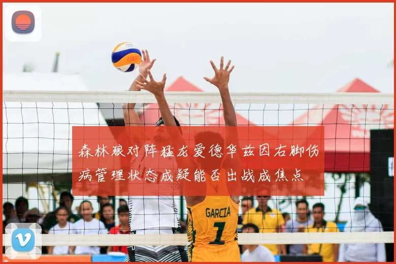 森林狼对阵猛龙爱德华兹因右脚伤病管理状态成疑能否出战成焦点