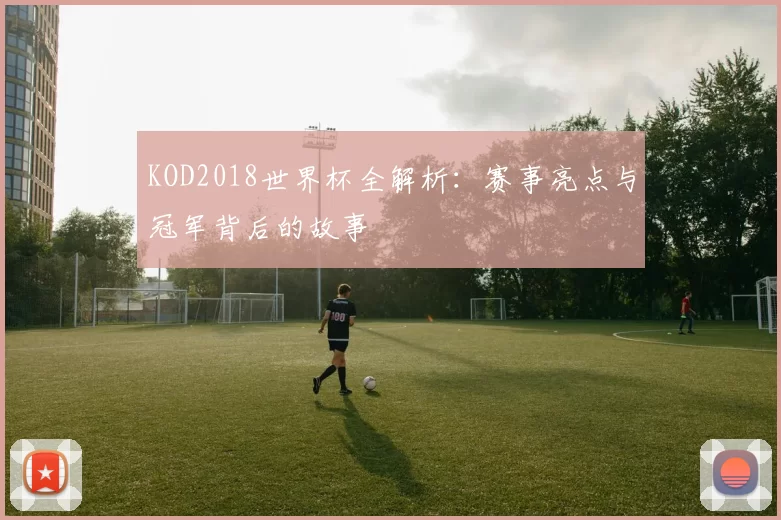 KOD2018世界杯全解析：赛事亮点与冠军背后的故事