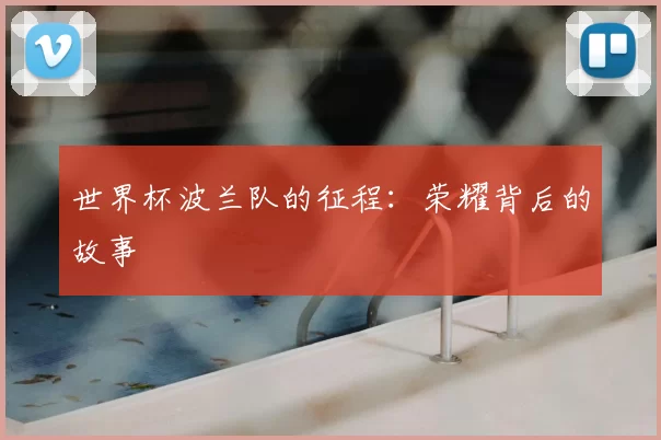 世界杯波兰队的征程：荣耀背后的故事